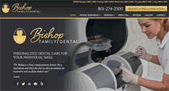 Desktop Screenshot of bishopfamilydental.net